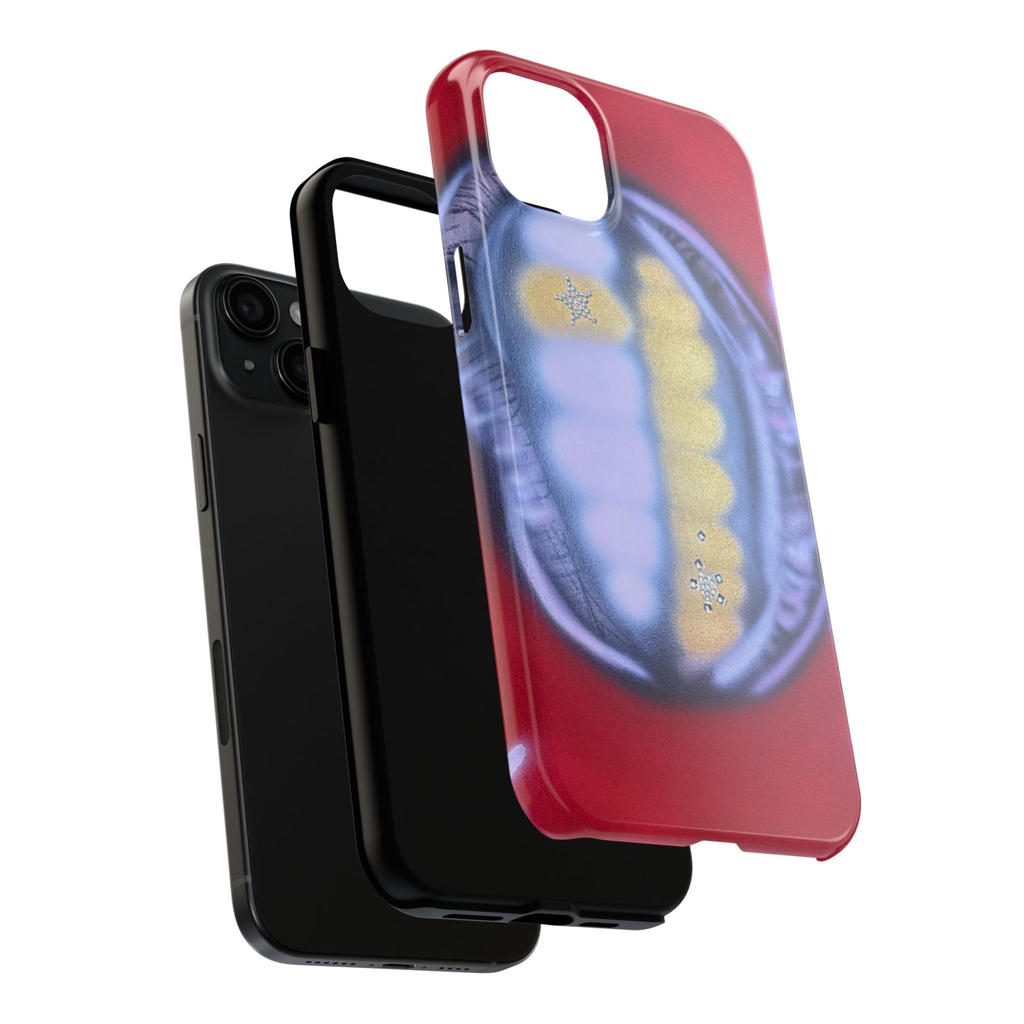 "bite me bling" airbrush iPhone case