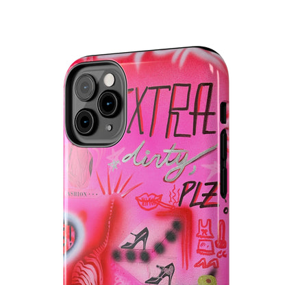 "extra dirty, plz!" airbrush iPhone case