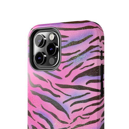 "glitter zebra" airbrush iPhone case