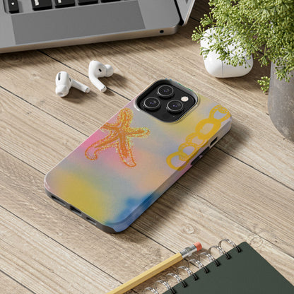 "sweet starfish" airbrush iPhone case