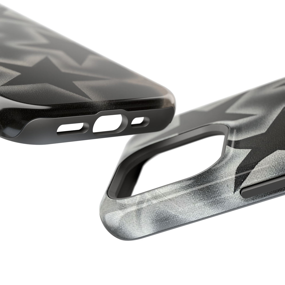 MagSafe "chrome stars" airbrush iPhone case