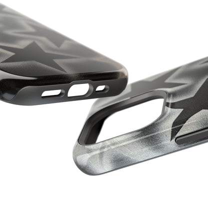 MagSafe "chrome stars" airbrush iPhone case