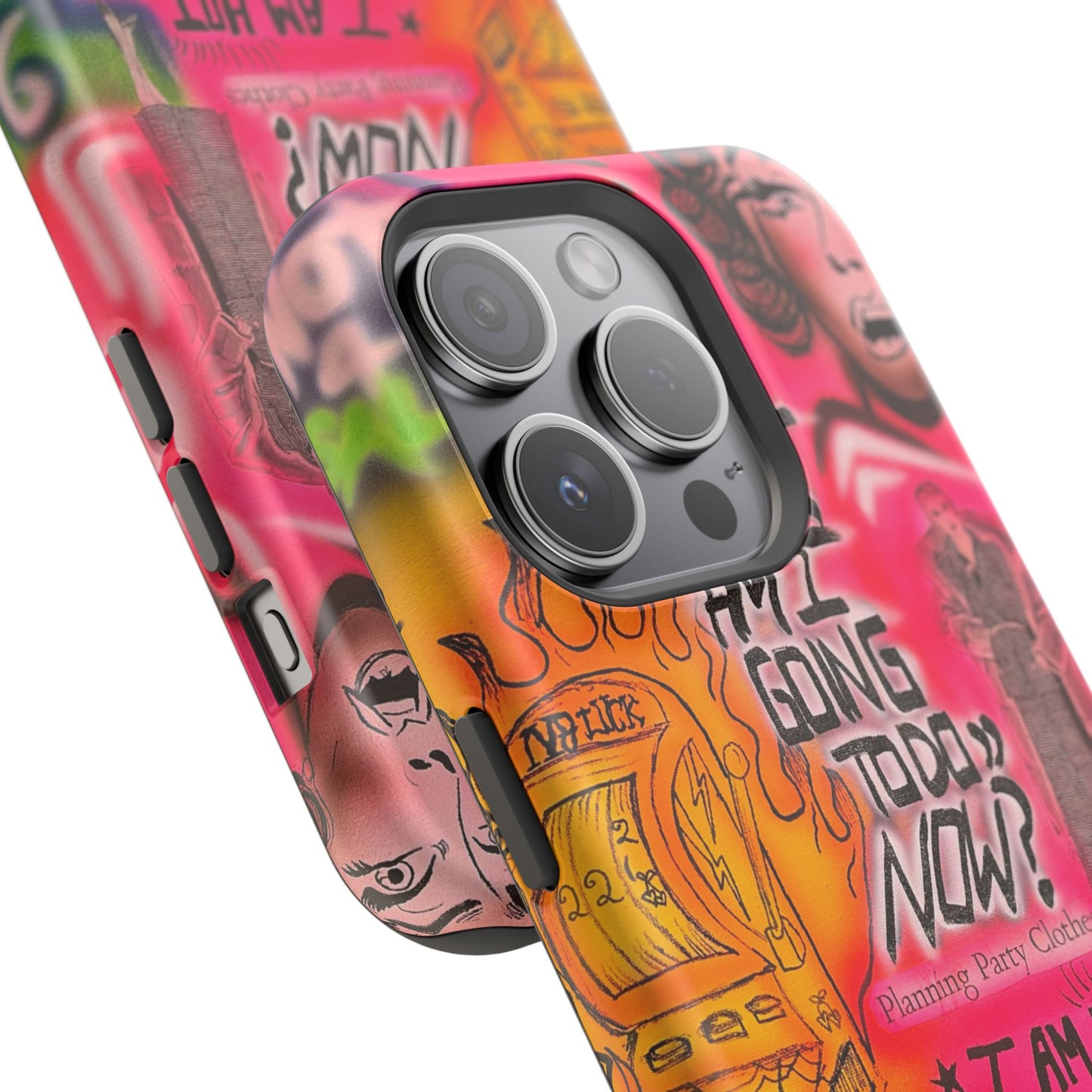 MagSafe „Pech gehabt“ Airbrush iPhone-Hülle