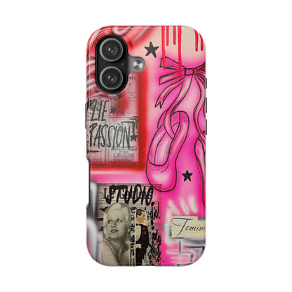 "plié passion” airbrush iPhone case