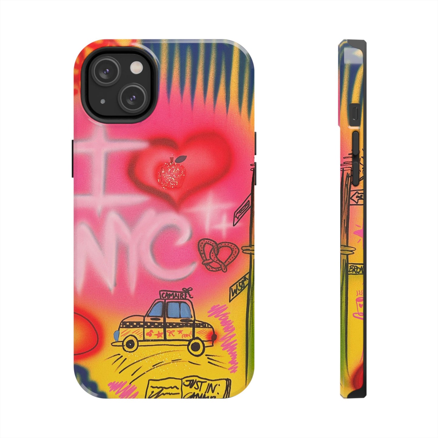 "in the city" airbrush iPhone case