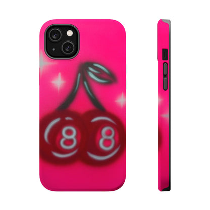 MagSafe „Cherry 8ball“ Airbrush iPhone Hülle