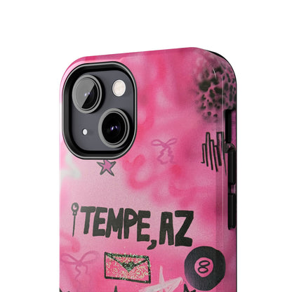 "tempe, az pt. 2" airbrush iPhone case