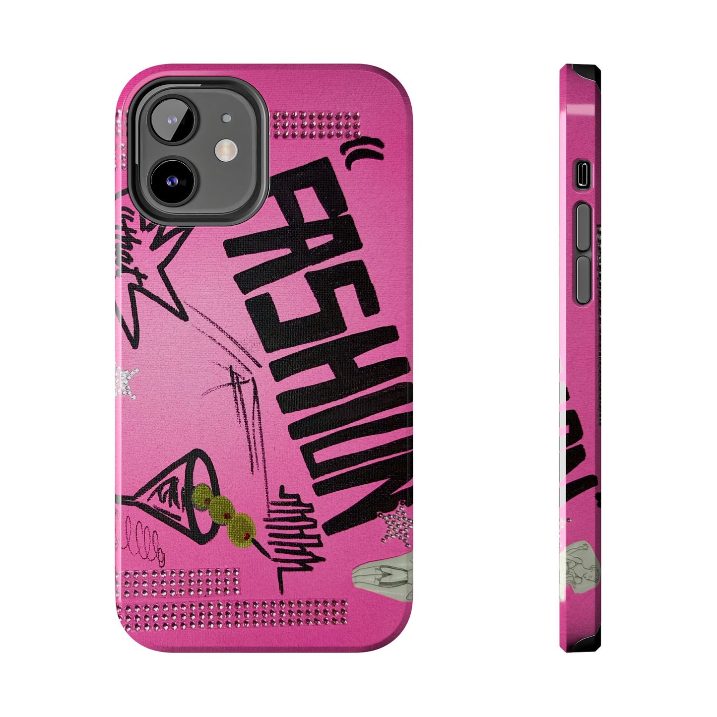 "high fashion pt. 2" airbrush iPhone case