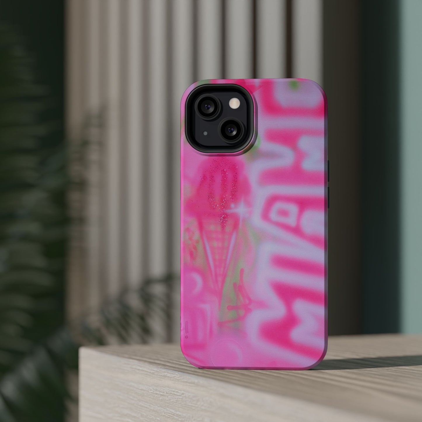 MagSafe "sunset sorbet" airbrush iPhone case