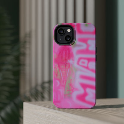 MagSafe "sunset sorbet" airbrush iPhone case