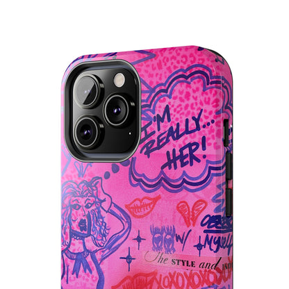 "really "HER!" airbrush iPhone case