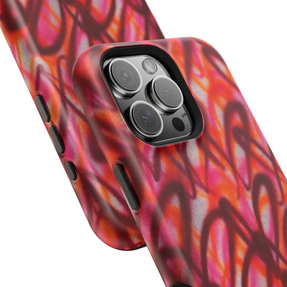 MagSafe „Graffiti Love“ Airbrush iPhone Hülle