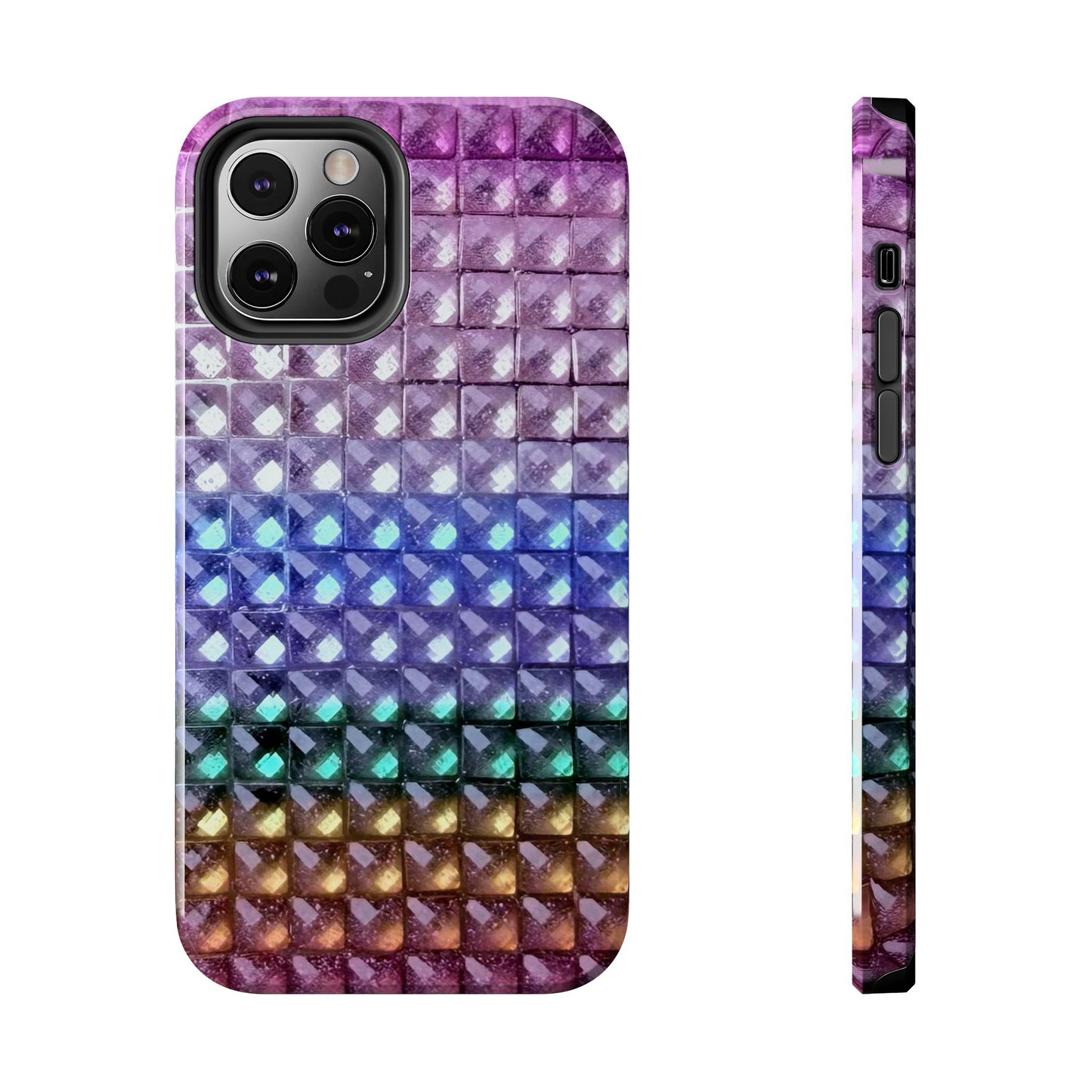 "multicolor studs" airbrush iPhone case