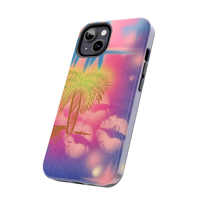 "glowy night" airbrush iPhone case