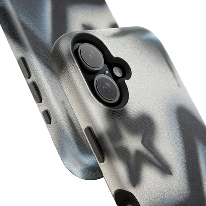 MagSafe "black & white stars" airbrush iPhone case