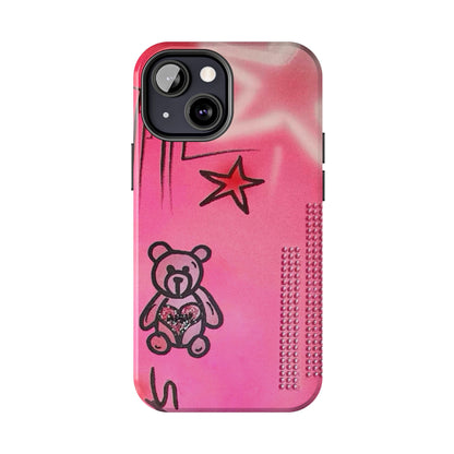 "teddy bear" airbrush iPhone case