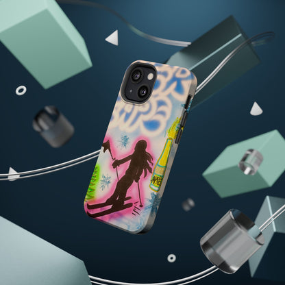 MagSafe "winter escape" airbrush iPhone case