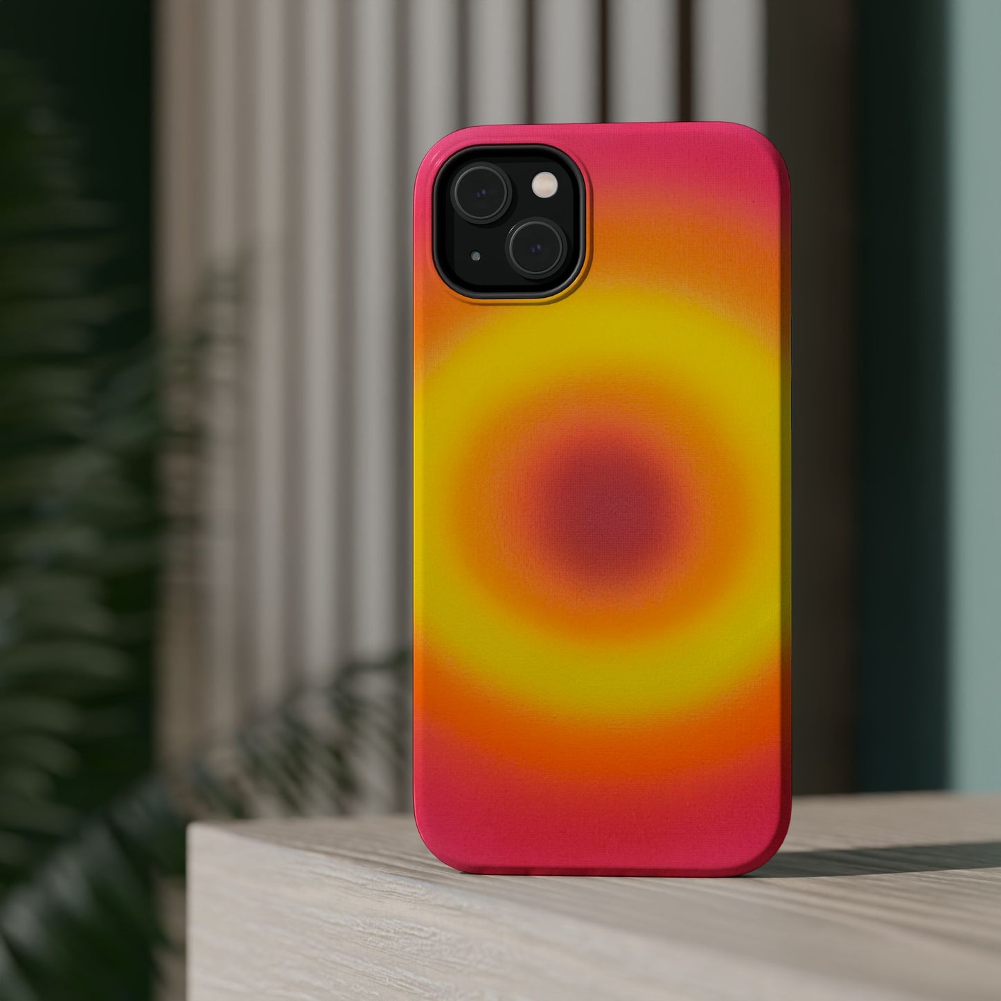 MagSafe "Pink Lemonade Aura" Airbrush iPhone Case