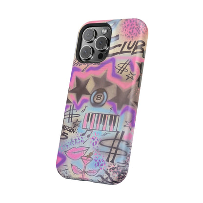 MagSafe "jazz club" airbrush iPhone case