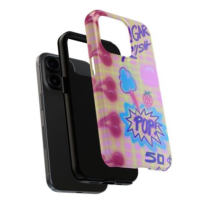 "sugar rush" airbrush iPhone case