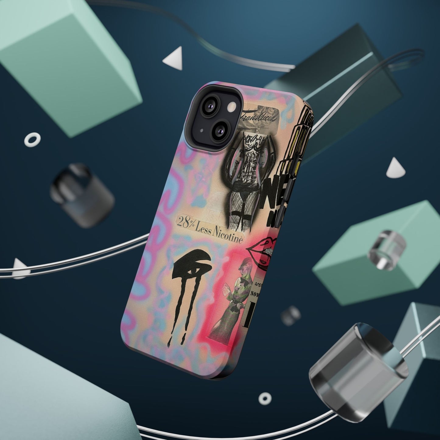 MagSafe "the feeling" airbrush iPhone case