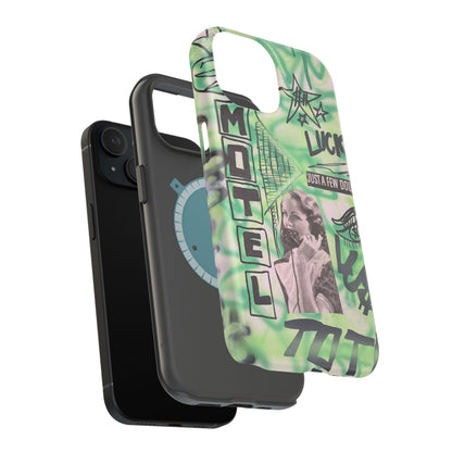 MagSafe "lust over luck" airbrush iPhone case