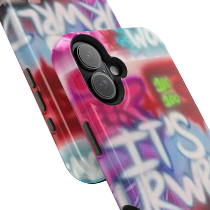 MagSafe „its ur WRLD“ Airbrush iPhone Hülle