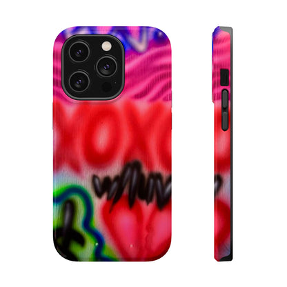 MagSafe Airbrush-iPhone-Hülle „with luv, xoxo“