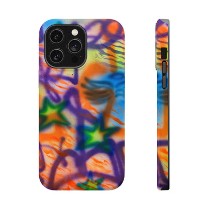 MagSafe "streetwear angel" airbrush iPhone case