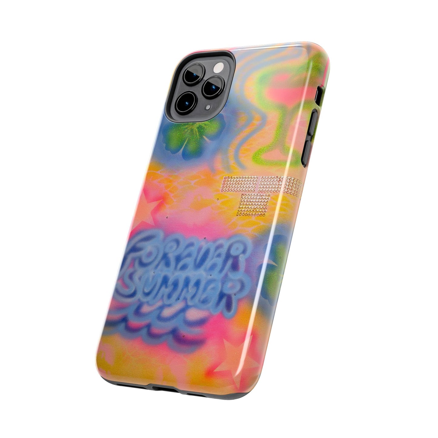 "forever summer" airbrush iPhone case