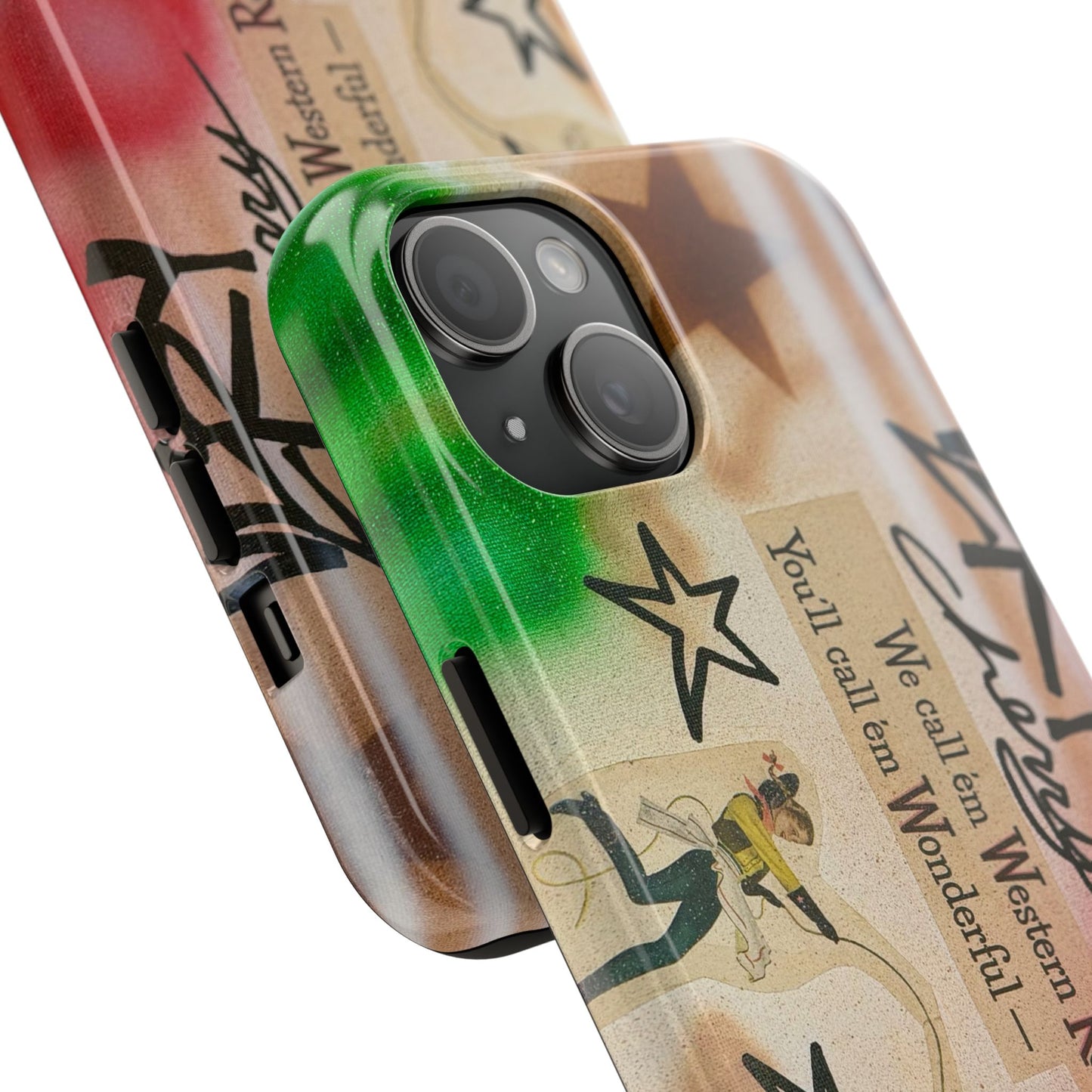 "very cherry" airbrush iPhone case