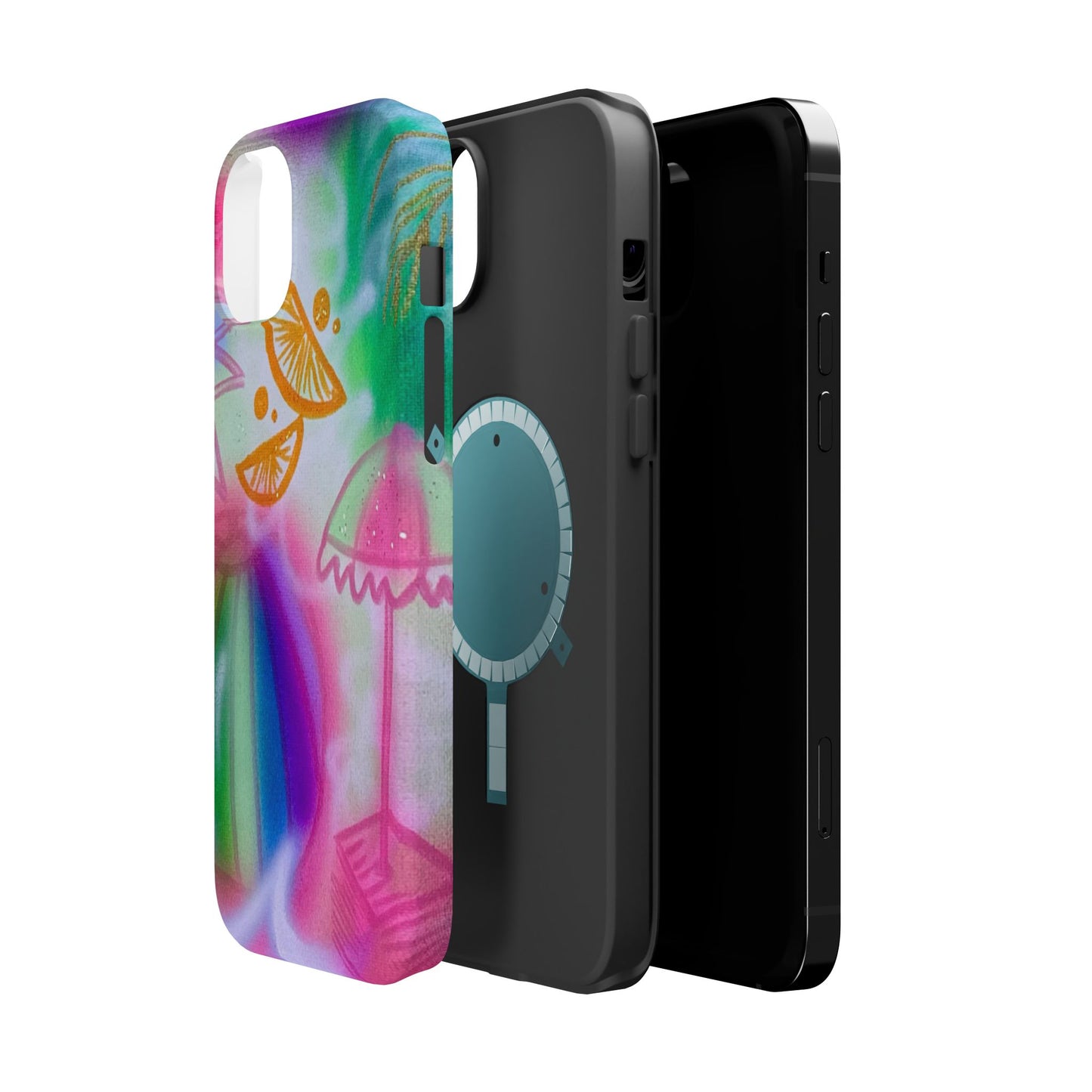 MagSafe "on the beach" airbrush iPhone case