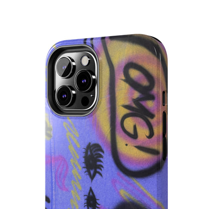 "eye$ on lies" airbrush iPhone case