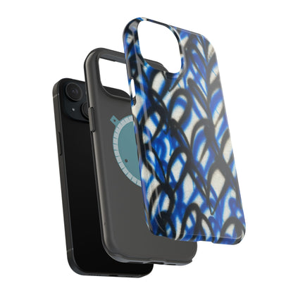 MagSafe "abstract hearts" airbrush iPhone case