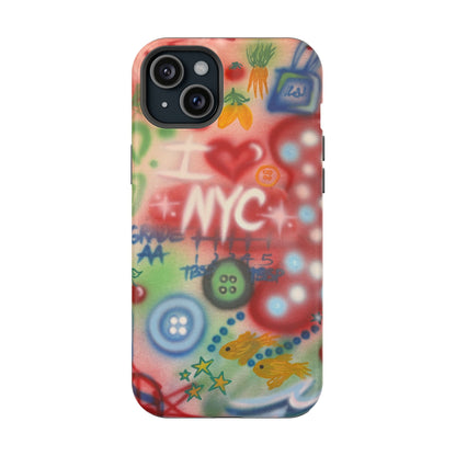 MagSafe "i <3 NYC" airbrush iPhone case