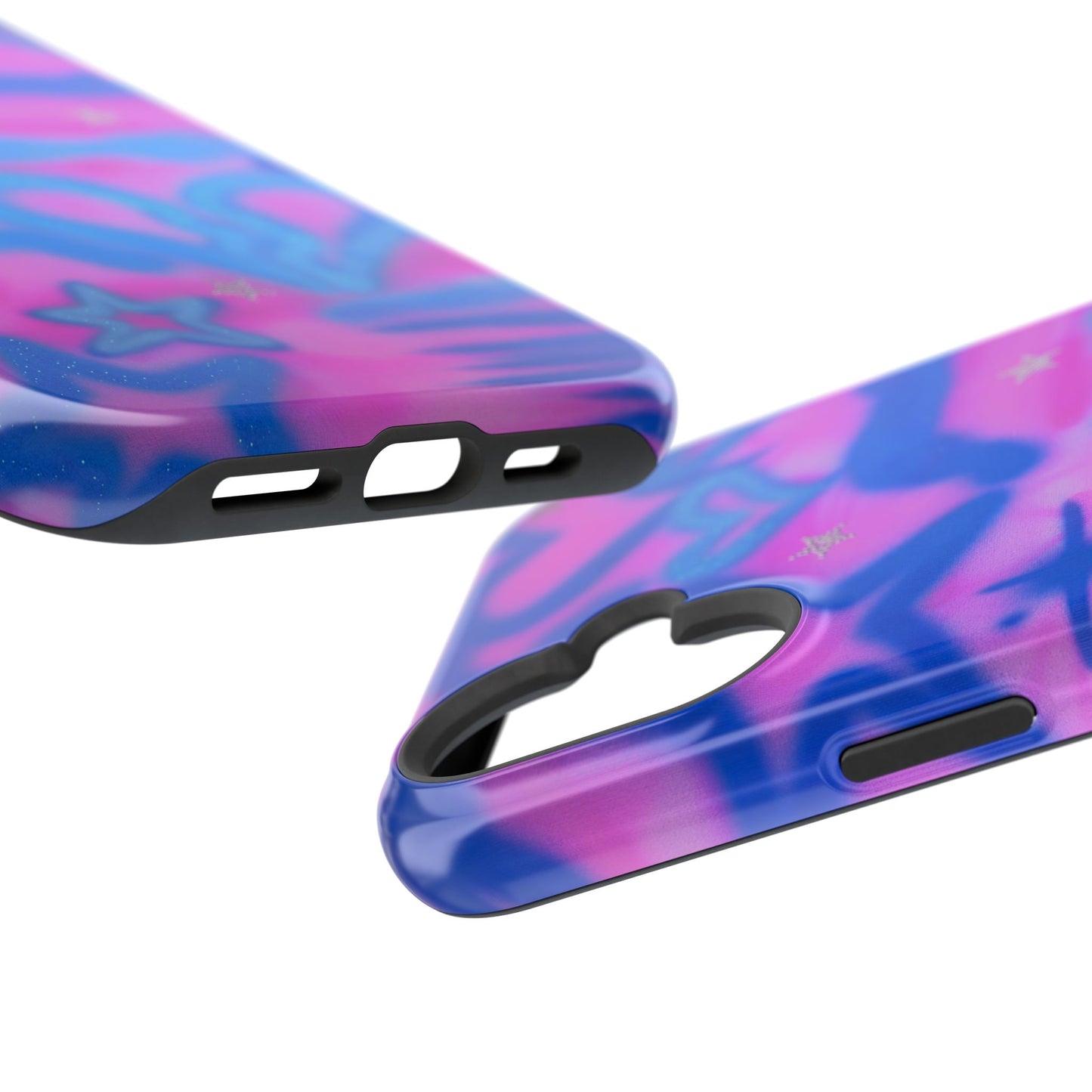 MagSafe "blue camo" airbrush iPhone case