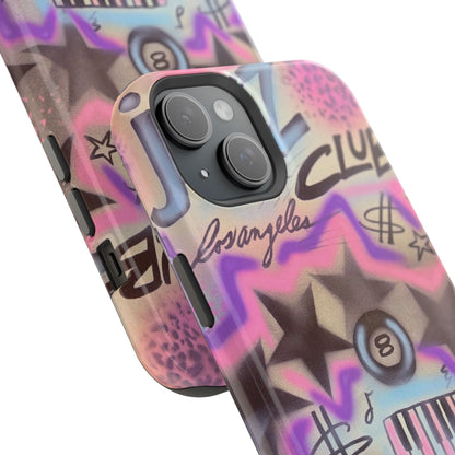 MagSafe "jazz club" airbrush iPhone case