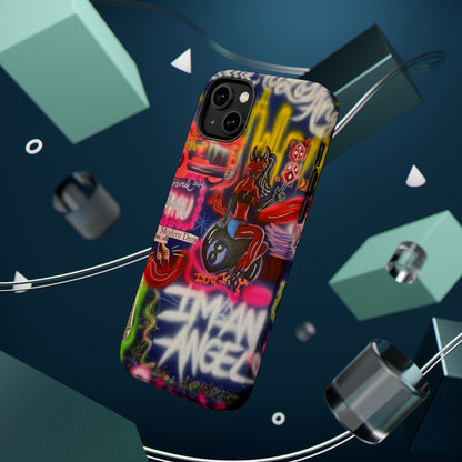 MagSafe "im an angel" airbrush iPhone case