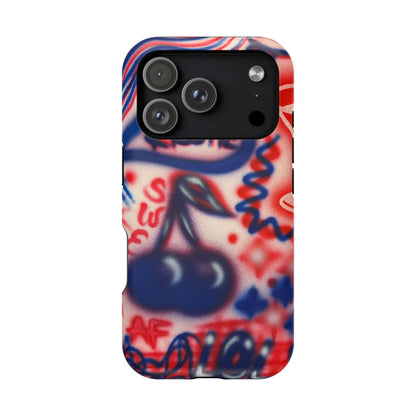 MagSafe „Kiss me“ Airbrush iPhone-Hülle