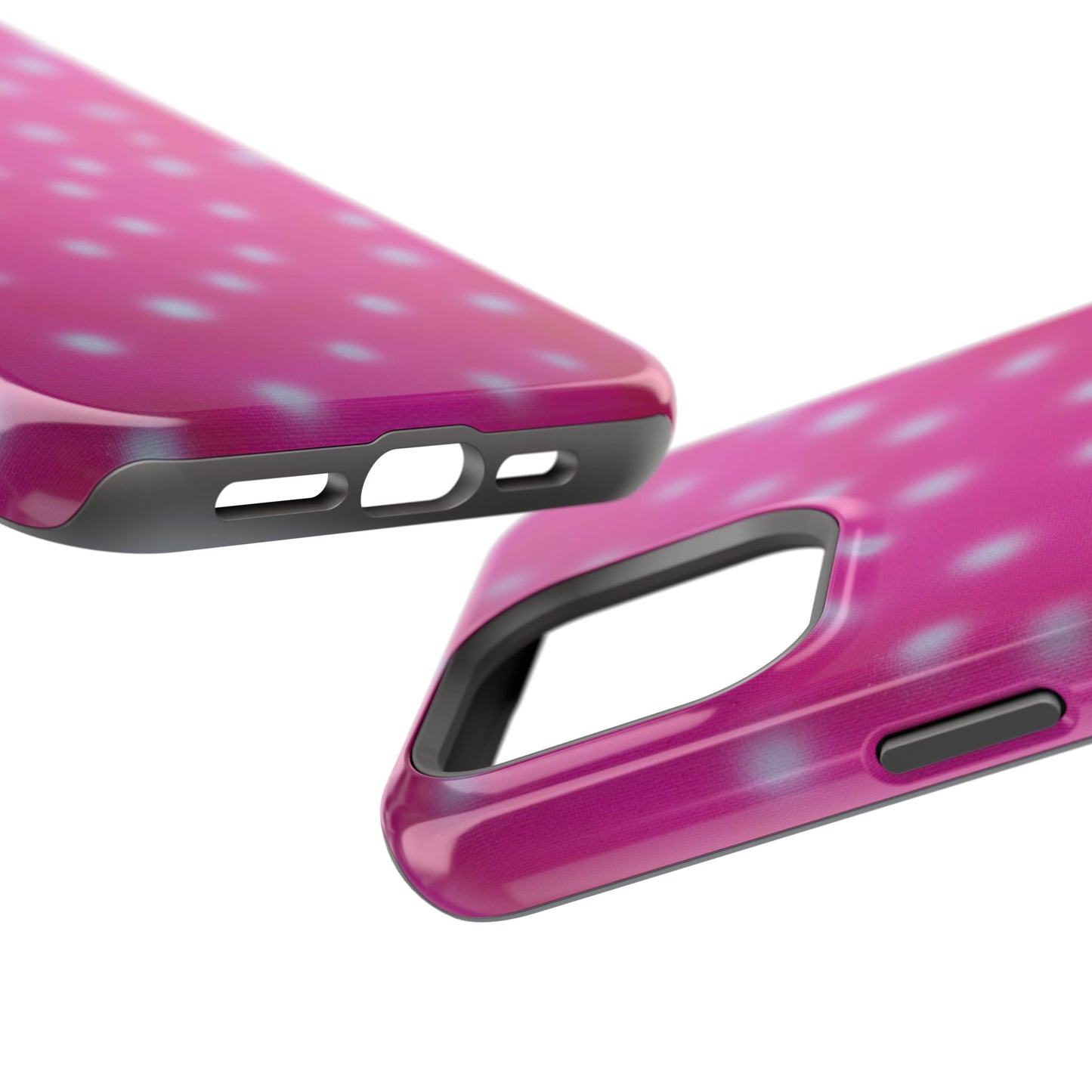 MagSafe "bubblegum polka dot" airbrush iPhone case