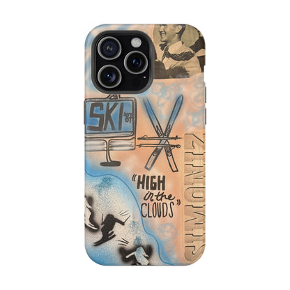 MagSafe „high in the clouds“ Airbrush iPhone Hülle