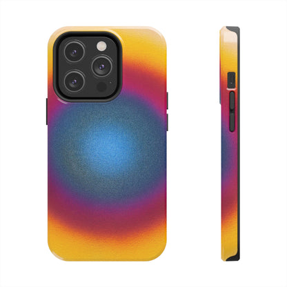 "blue raspberry aura" airbrush iPhone case