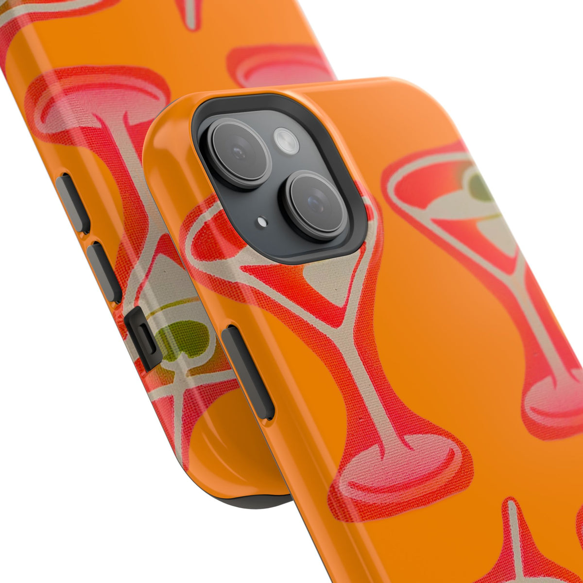 MagSafe "geschüttelt, nicht gerührt" Airbrush iPhone Hülle