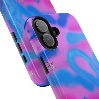 "blue camo" airbrush iPhone case