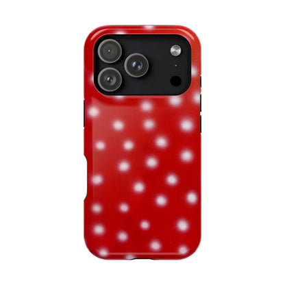 MagSafe "cherry crush polka dot" airbrush iPhone case
