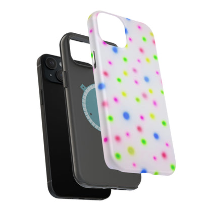 MagSafe "birthday cake polka dot" airbrush iPhone case