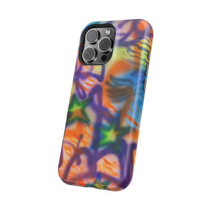 MagSafe "streetwear angel" airbrush iPhone case