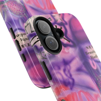 "mic check" airbrush iPhone case