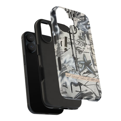 "monochrome mood" airbrush iPhone case