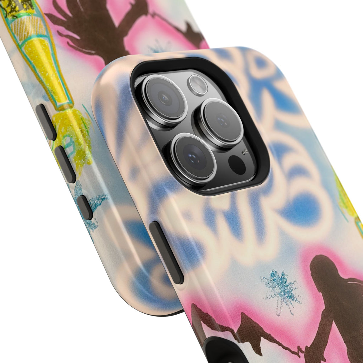 MagSafe "winter escape" airbrush iPhone case